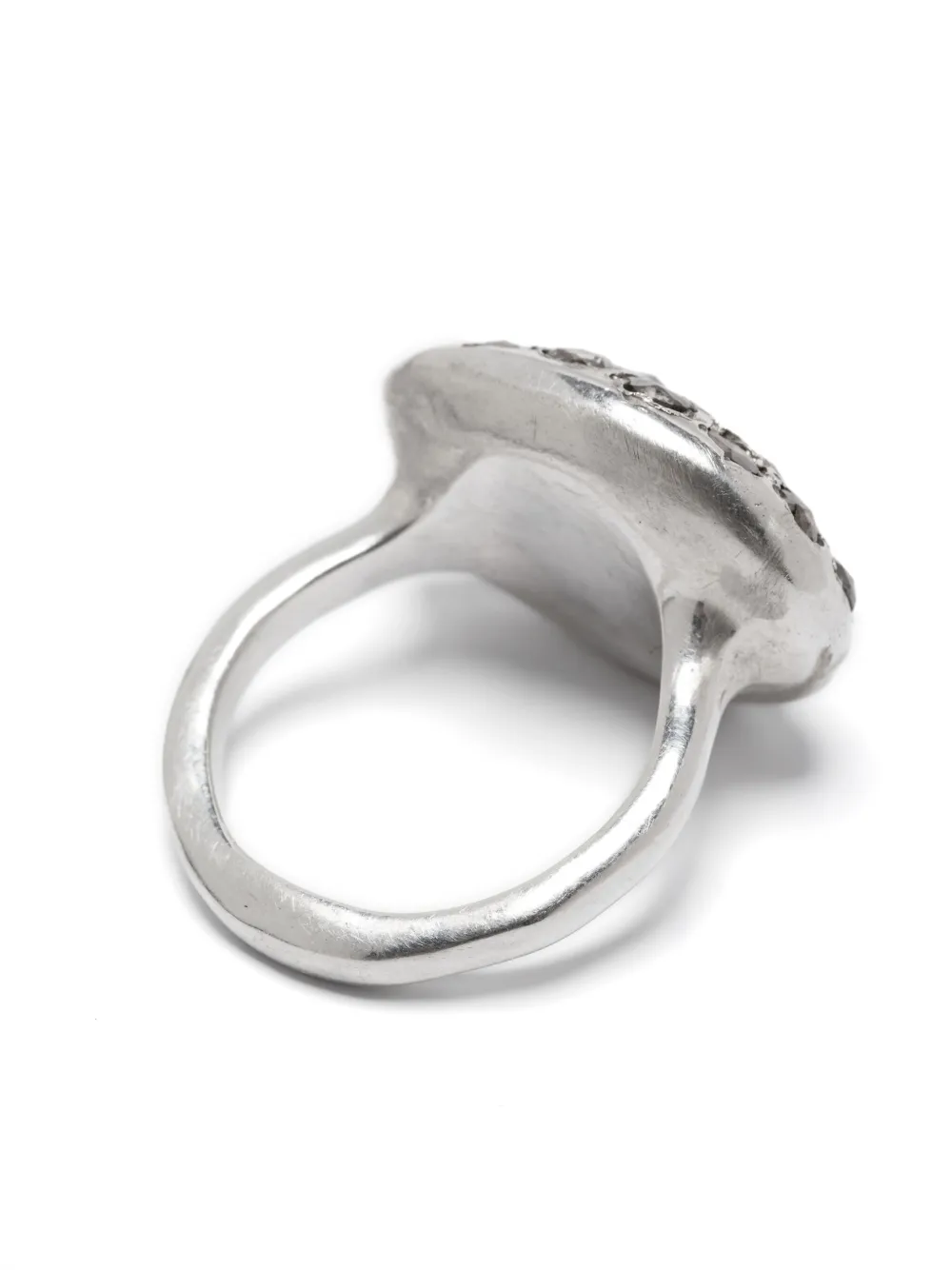  Rosa Maria Sterling Silver Diamond Cocktail Ring 