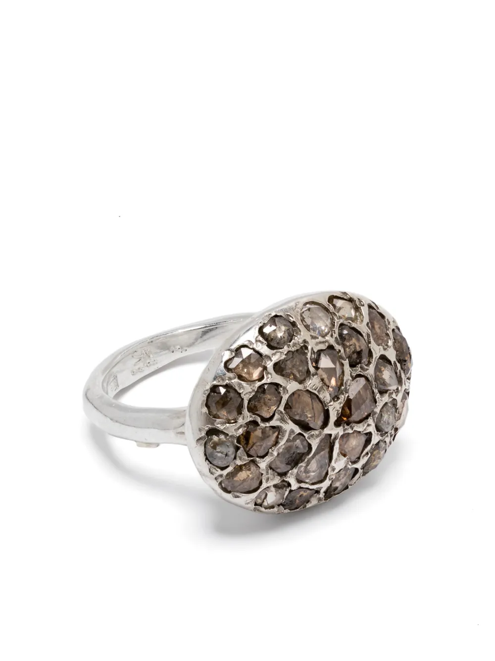 Rosa Maria Anello in argento sterling con diamanti