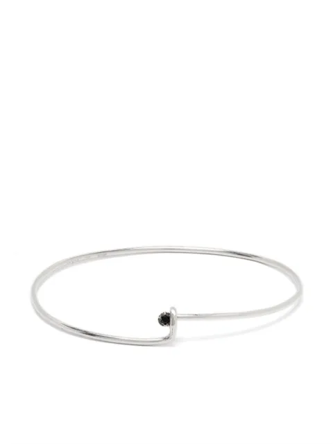 Rosa Maria sterling silver black diamond bracelet