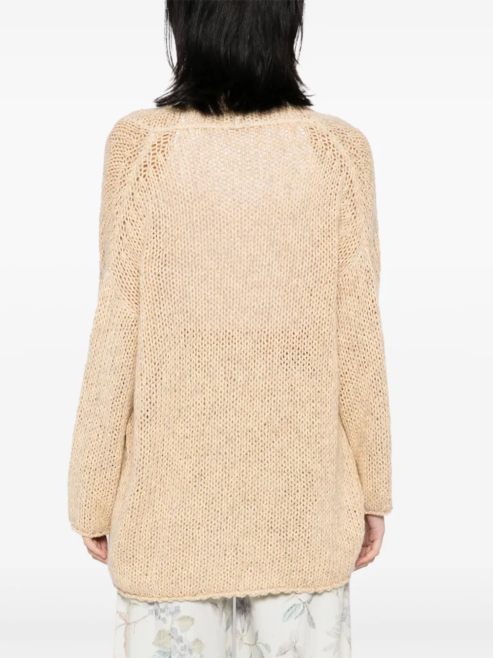 Shop Forte Forte Shawl-collar Cardigan In Brown
