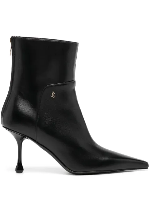 Jimmy Choo 80mm Cycas Nappa ankle boots