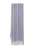 Missoni zig zag scarf - Blue