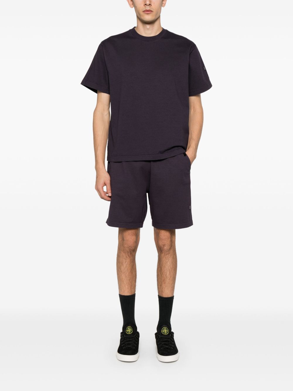 Stone Island Katoenen T-shirt - Paars