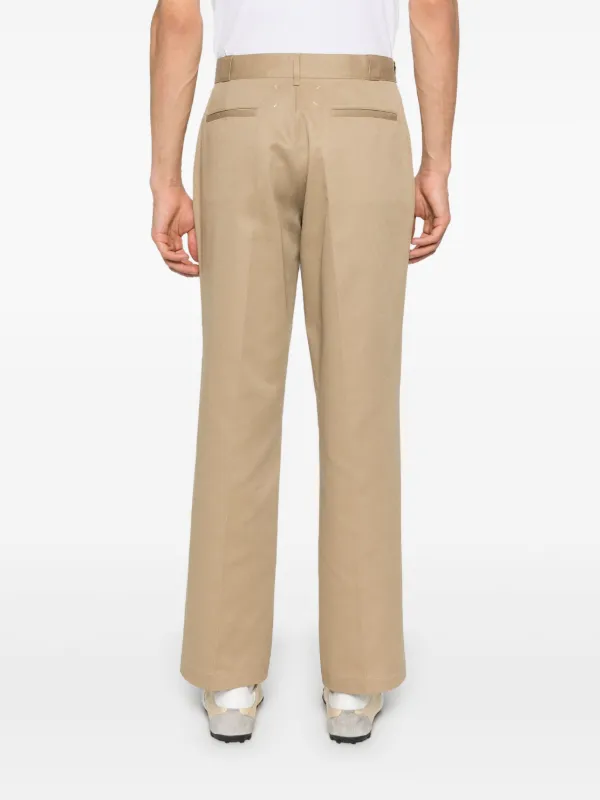 Maison Margiela Creased Trousers | Neutrals | FARFETCH