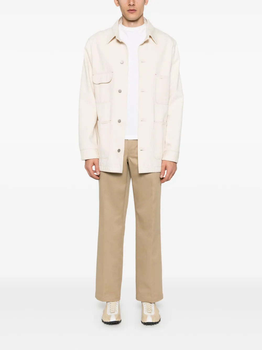 Maison Margiela Geplooide broek - Beige