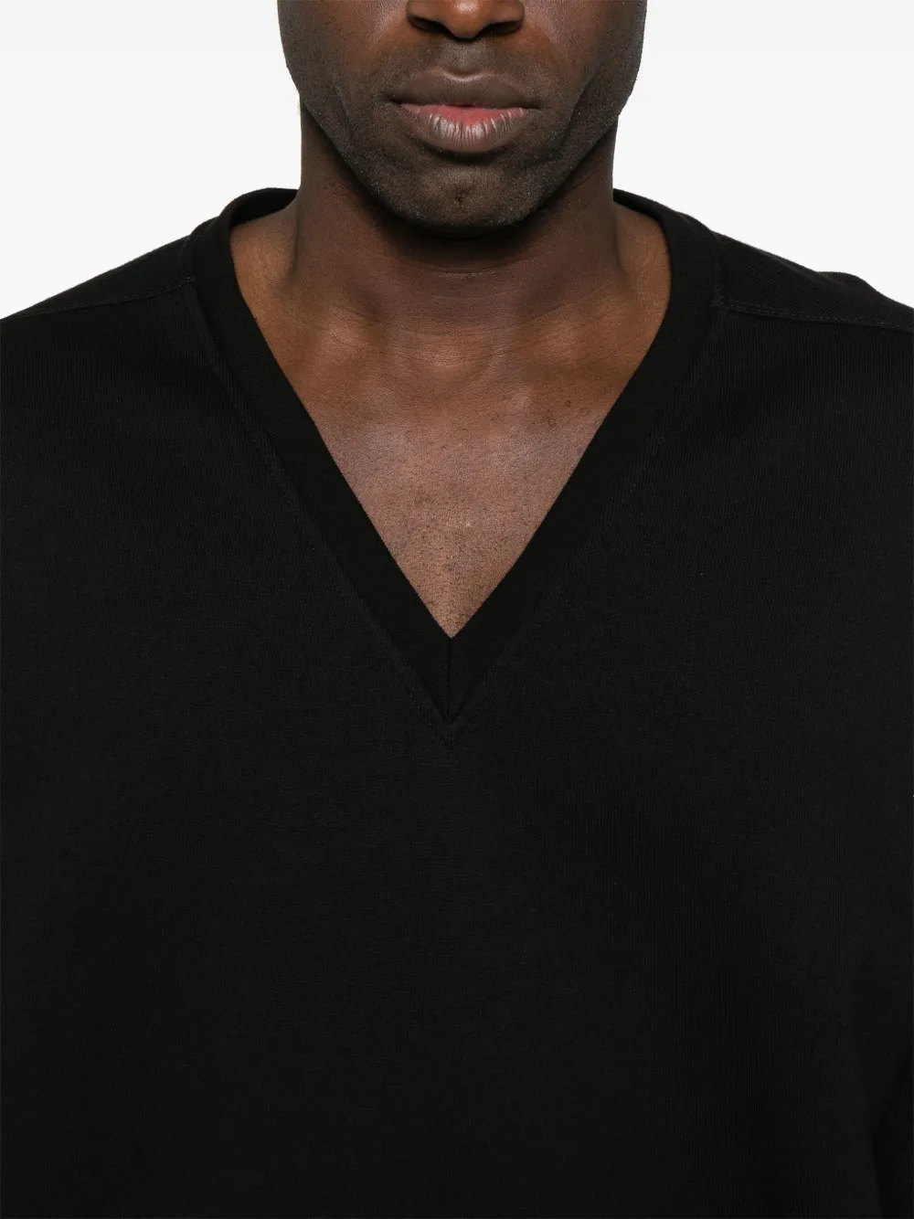 Rick Owens V Tommy T-shirt Zwart