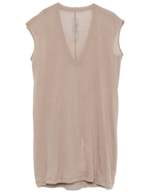 Rick Owens camiseta con cuello redondo