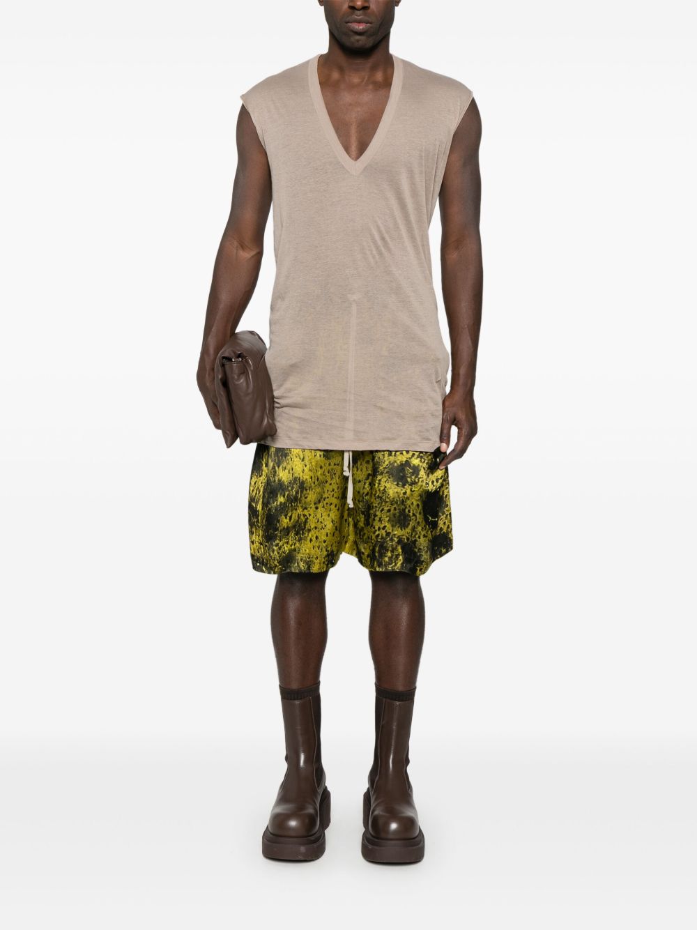 Rick Owens Tanktop van biologisch katoen - Beige