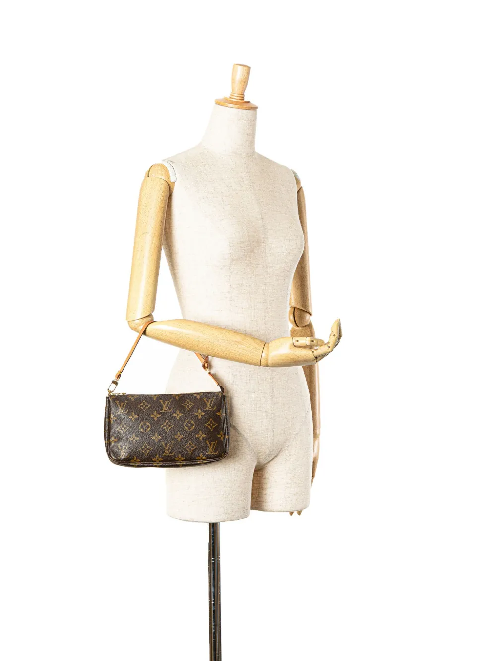 Louis Vuitton Pre-Owned 2002 Monogram Pochette Accessoires schoudertas - Bruin