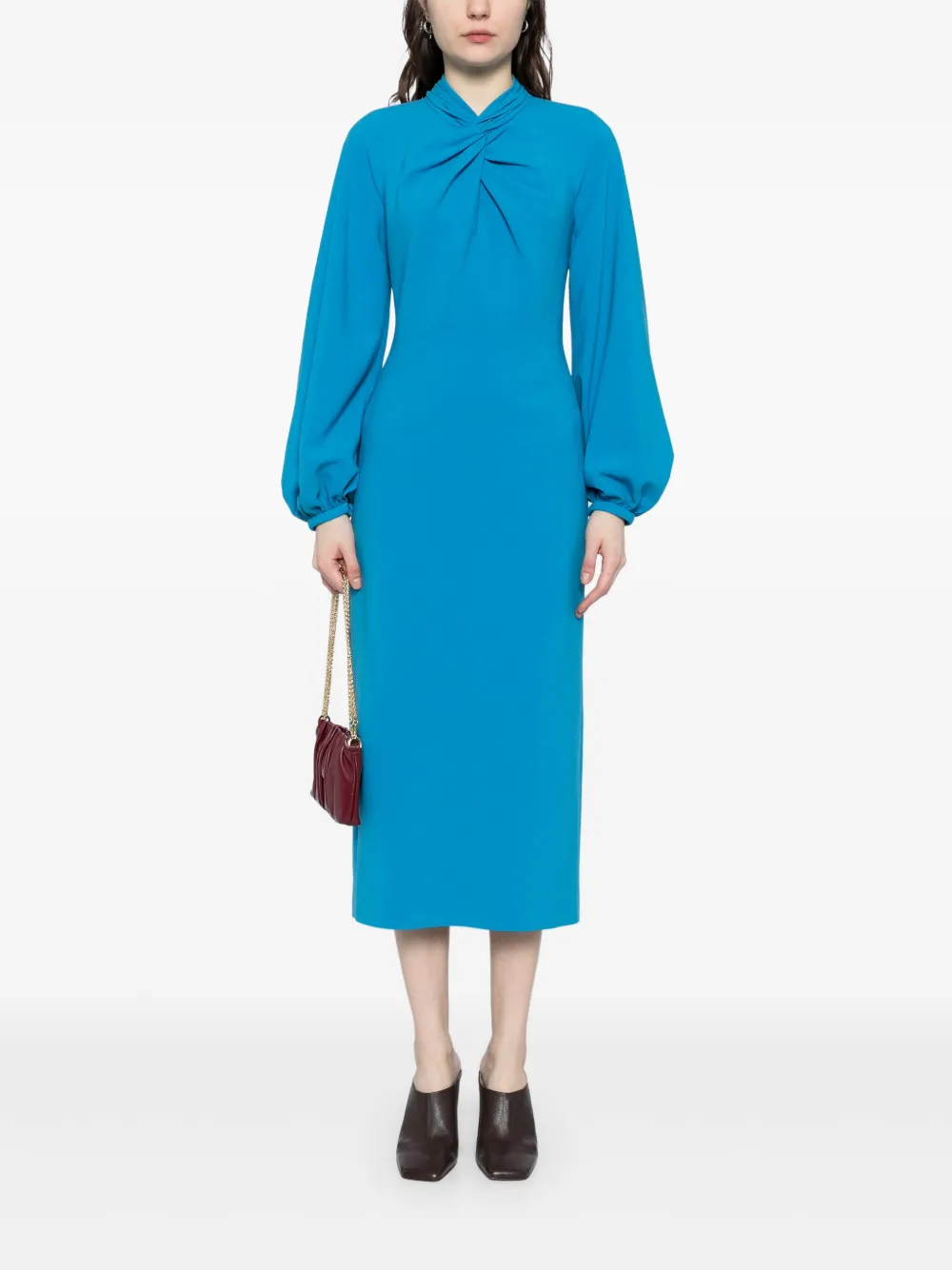 Roksanda Phaedra midi dress - Blauw