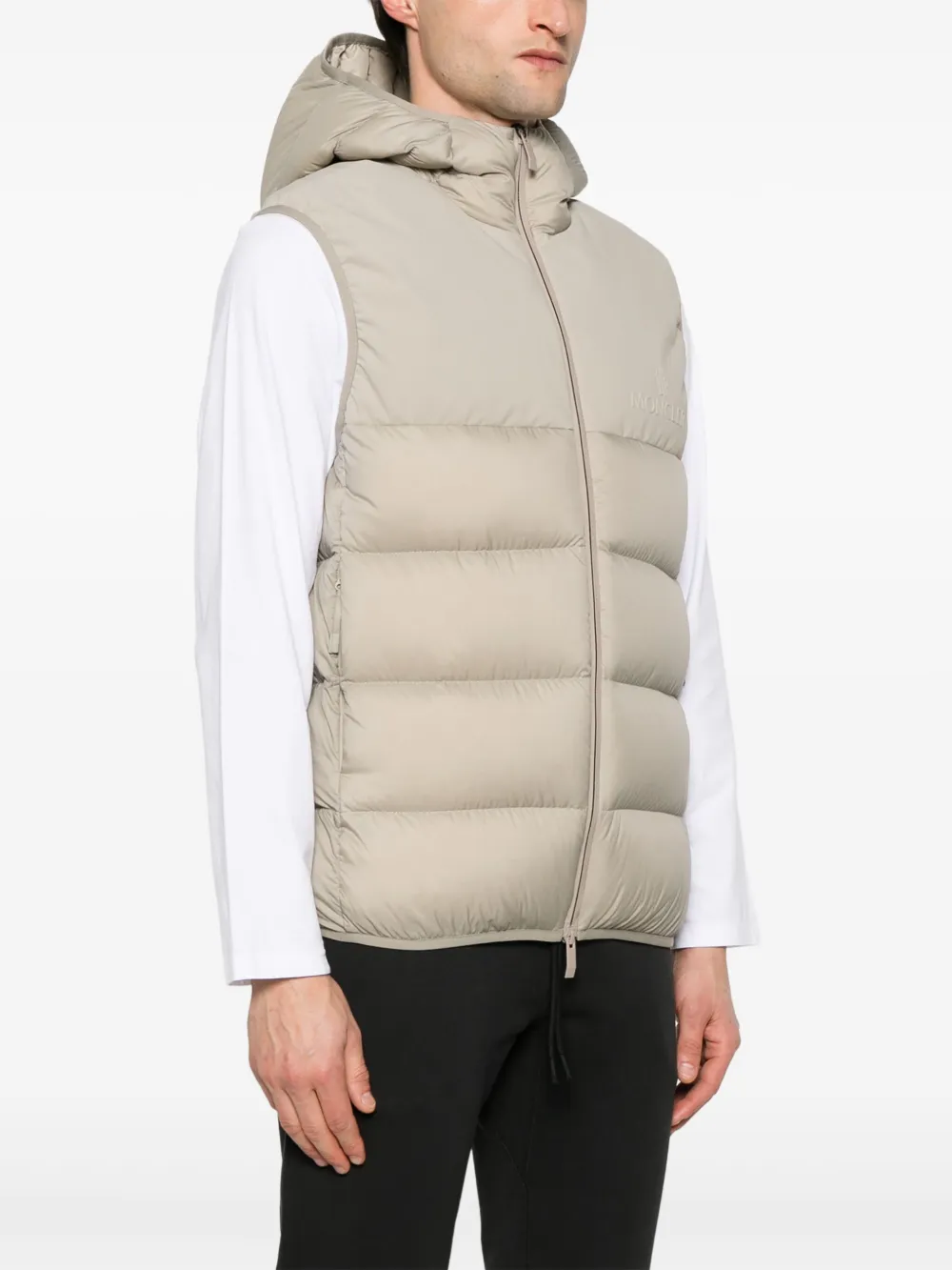 Moncler Bresse gilet Grijs