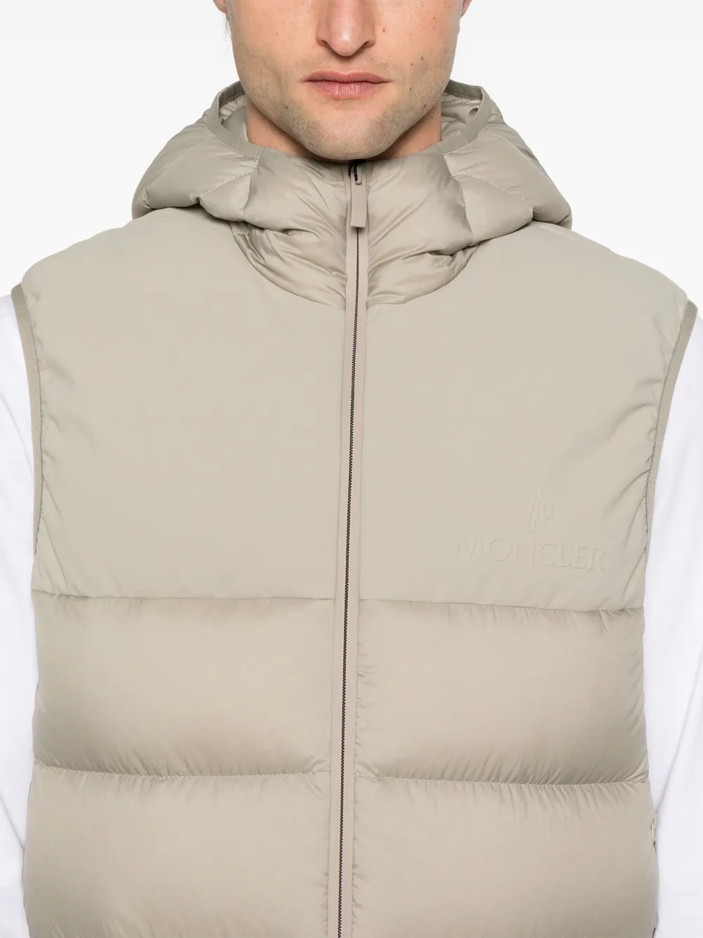 Moncler Bresse gilet Grijs