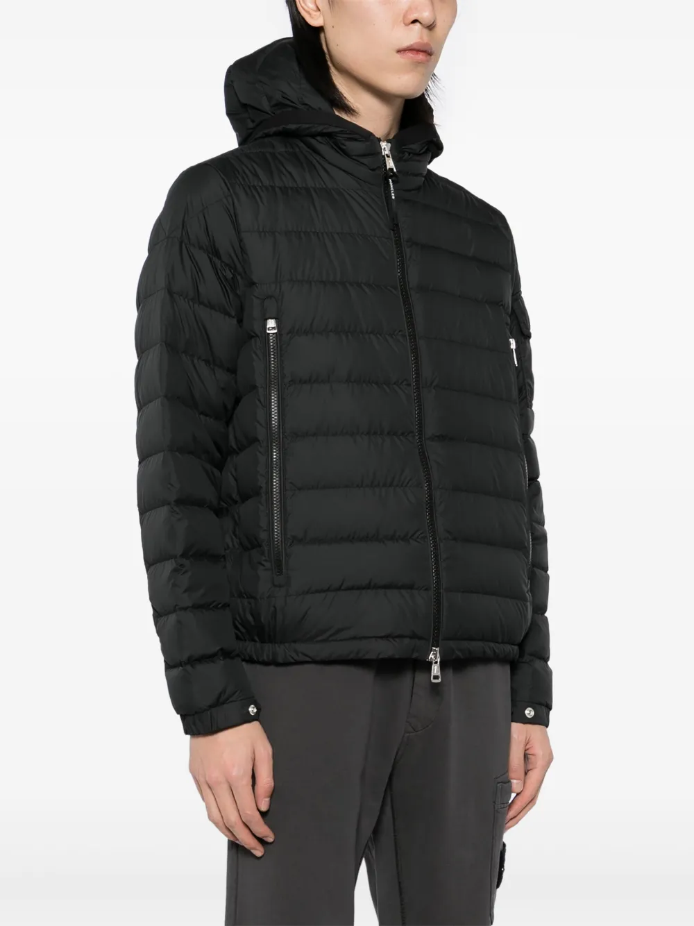 Moncler Gewatteerd jack Zwart