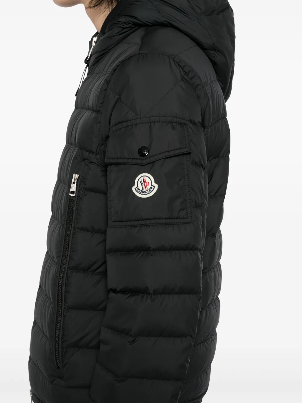 Moncler Gewatteerd jack Zwart
