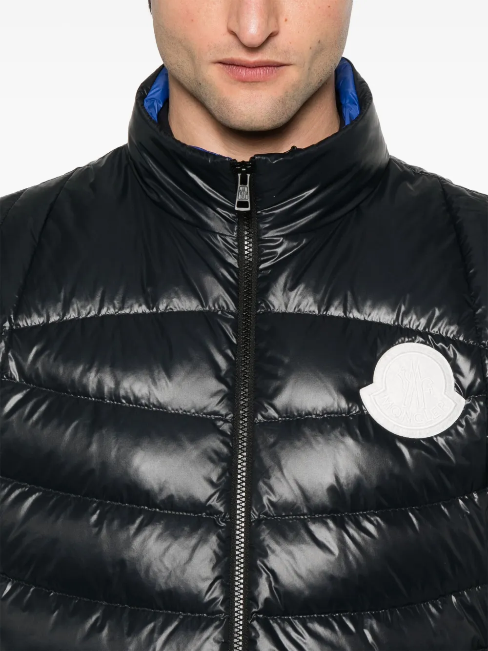 Moncler Menelao gilet Blauw