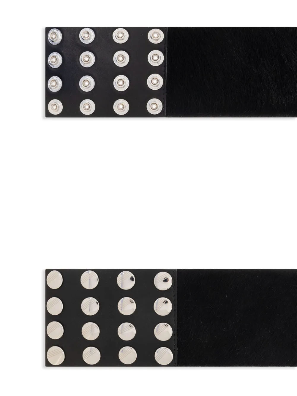 The Attico studded belt - Zwart