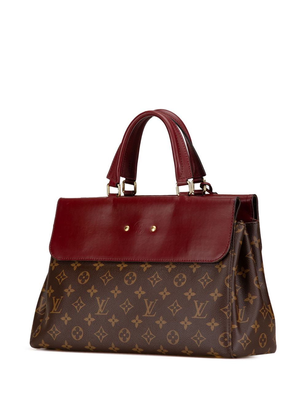 Pre-owned Louis Vuitton 2017 Monogram Venus Satchel In Red