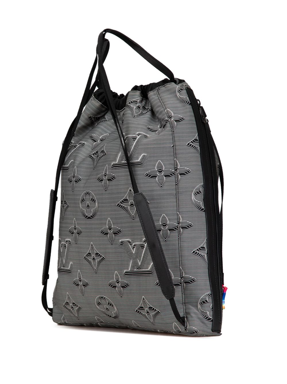 LOUIS VUITTON 2019 MONOGRAM 3D 2054 DRAWSTRING BACKPACK