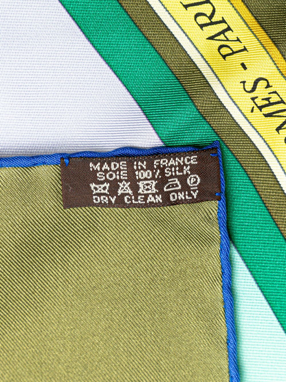 HERMES 20TH CENTURY HARNAIS DE COUR SILK SCARF SCARVES