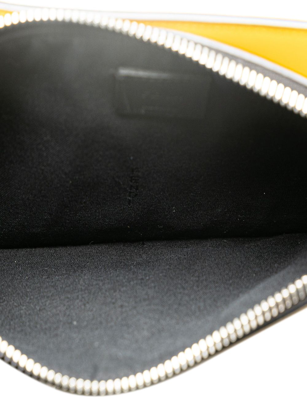 FENDI 2000-2010 LEATHER MONSTER WALLET ON STRAP CROSSBODY BAG