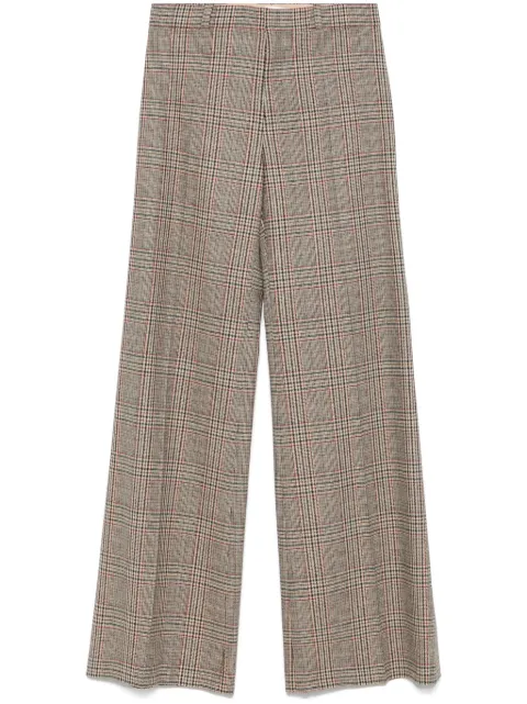 Chloé pantalones con motivo de cuadros príncipe de Gales