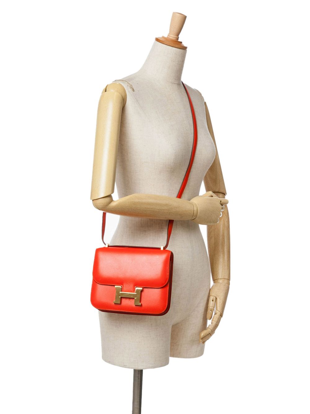 Hermès Pre-Owned 2019 Mini Tadelakt Constance 18 crossbodytas - Rood