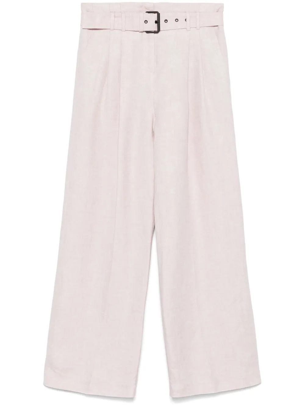 Eleventy linen palazzo pants | Pink | Image 1