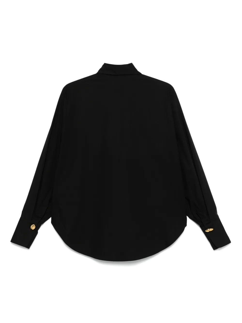 Federica Tosi Popeline blouse - Zwart