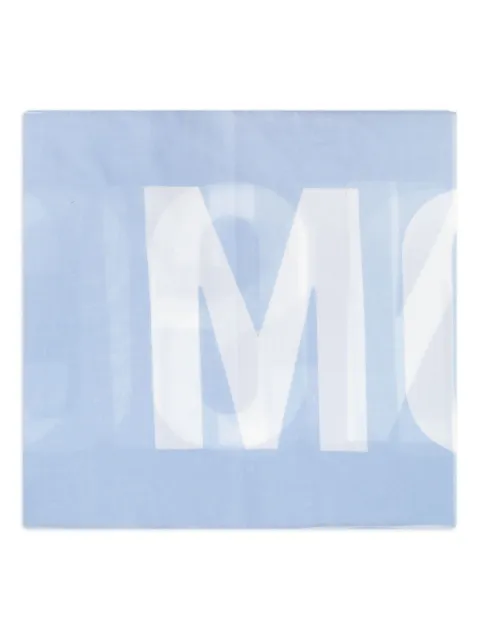 Moschino logo-print scarf 