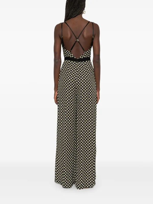 関税送料込み ELISABETTA FRANCHI ジャンプスーツ Elisabetta Franchi/エリザベッタ フランキ｜サテン