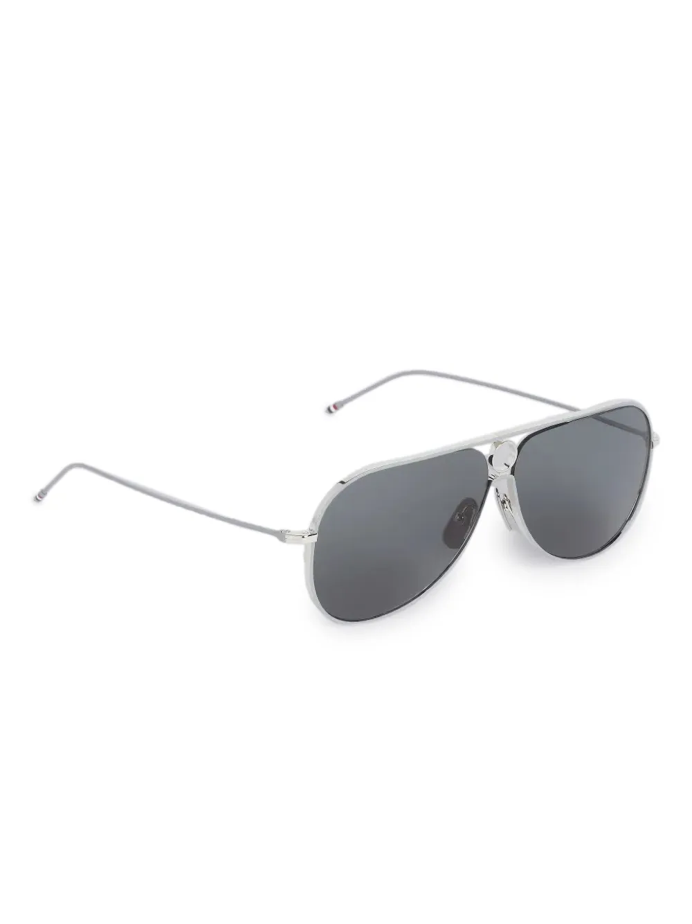 Thom Browne Eyewear double-bridge sunglasses - Zilver