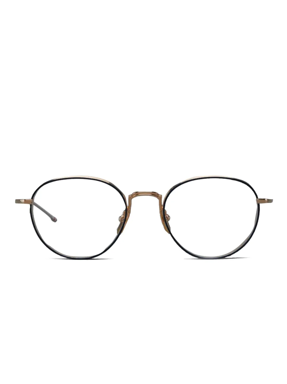 Thom Browne Eyewear round-frame glasses | Gold | Image 1