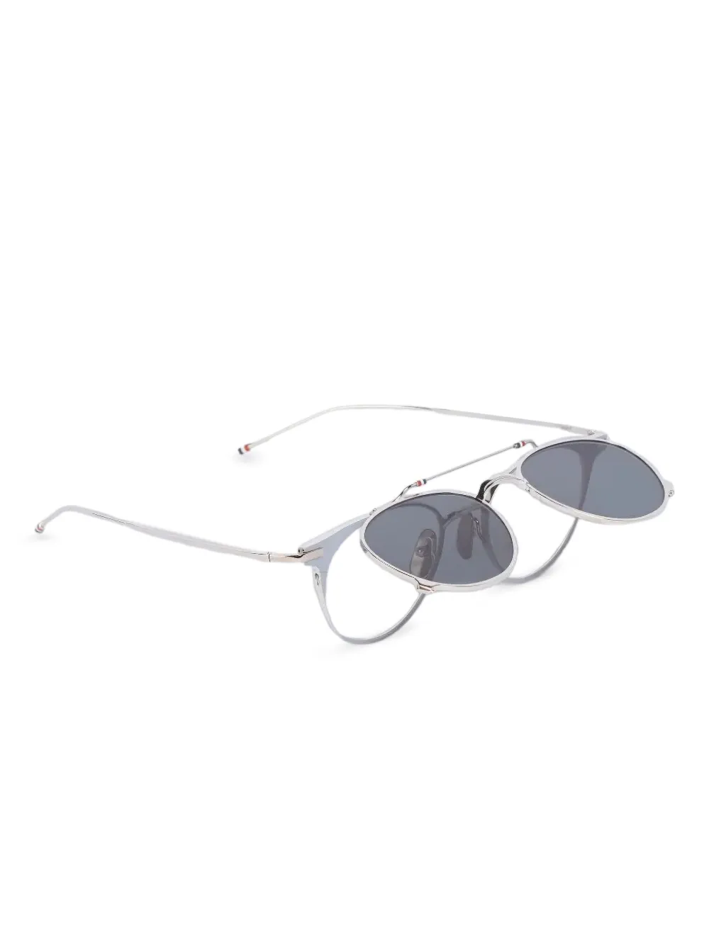 Thom Browne Eyewear round-frame sunglasses - Zilver