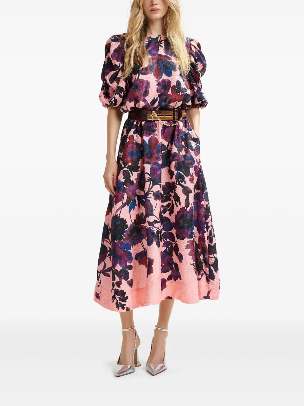 Essentiel Antwerp Harbor midi-rok - Roze