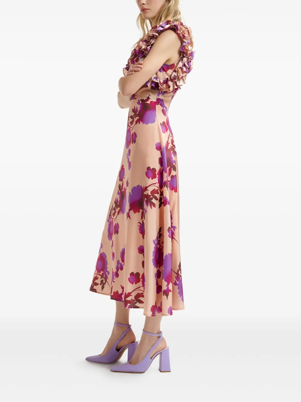Essentiel Antwerp Hancun midi-jurk Roze