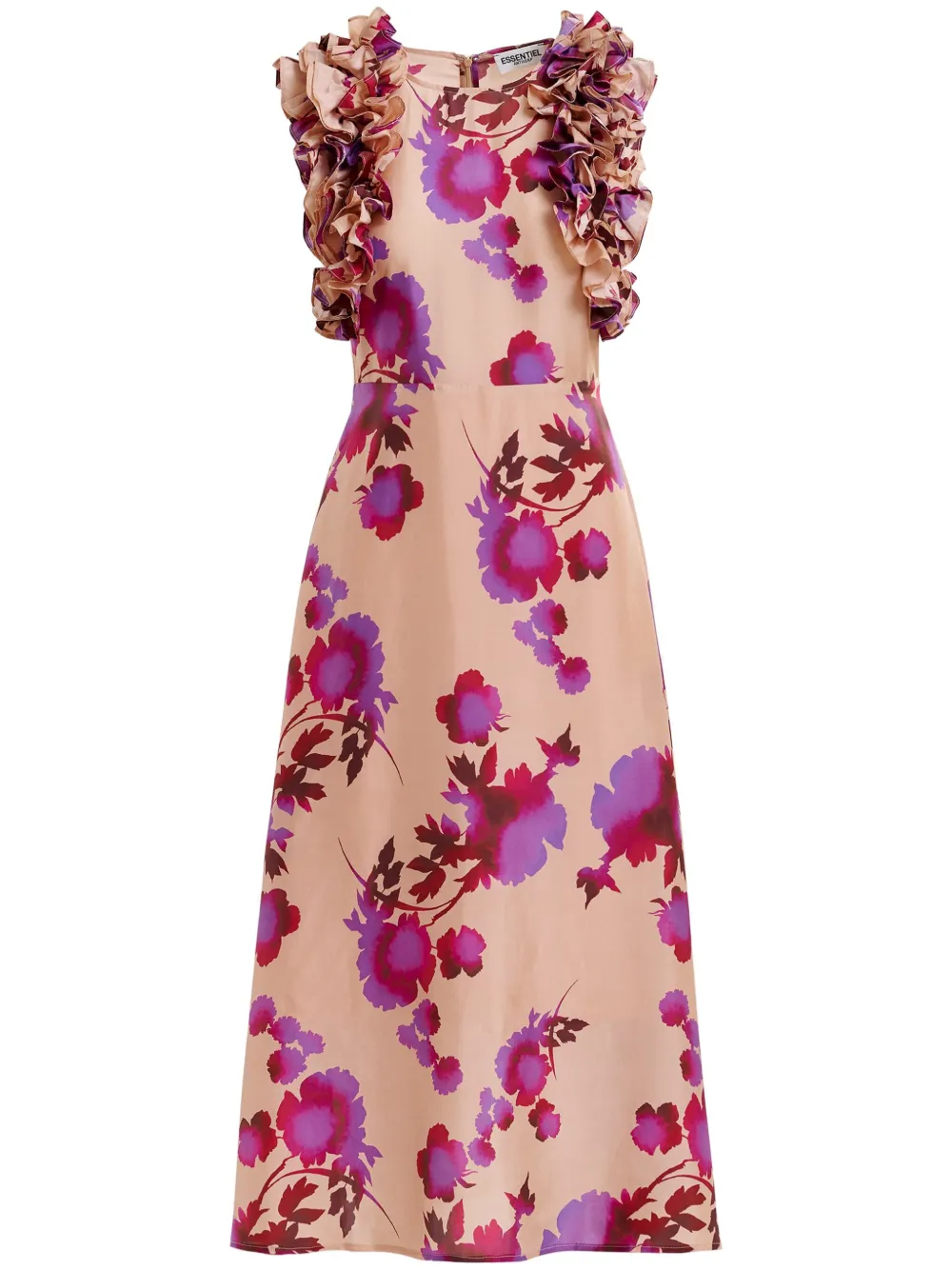Essentiel Antwerp Hancun midi-jurk Roze