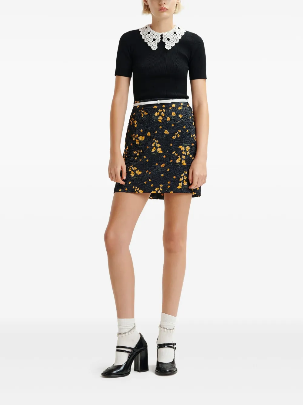 Essentiel Antwerp Husan mini-rok - Zwart