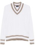 Drumohr cable-knit sweater - White