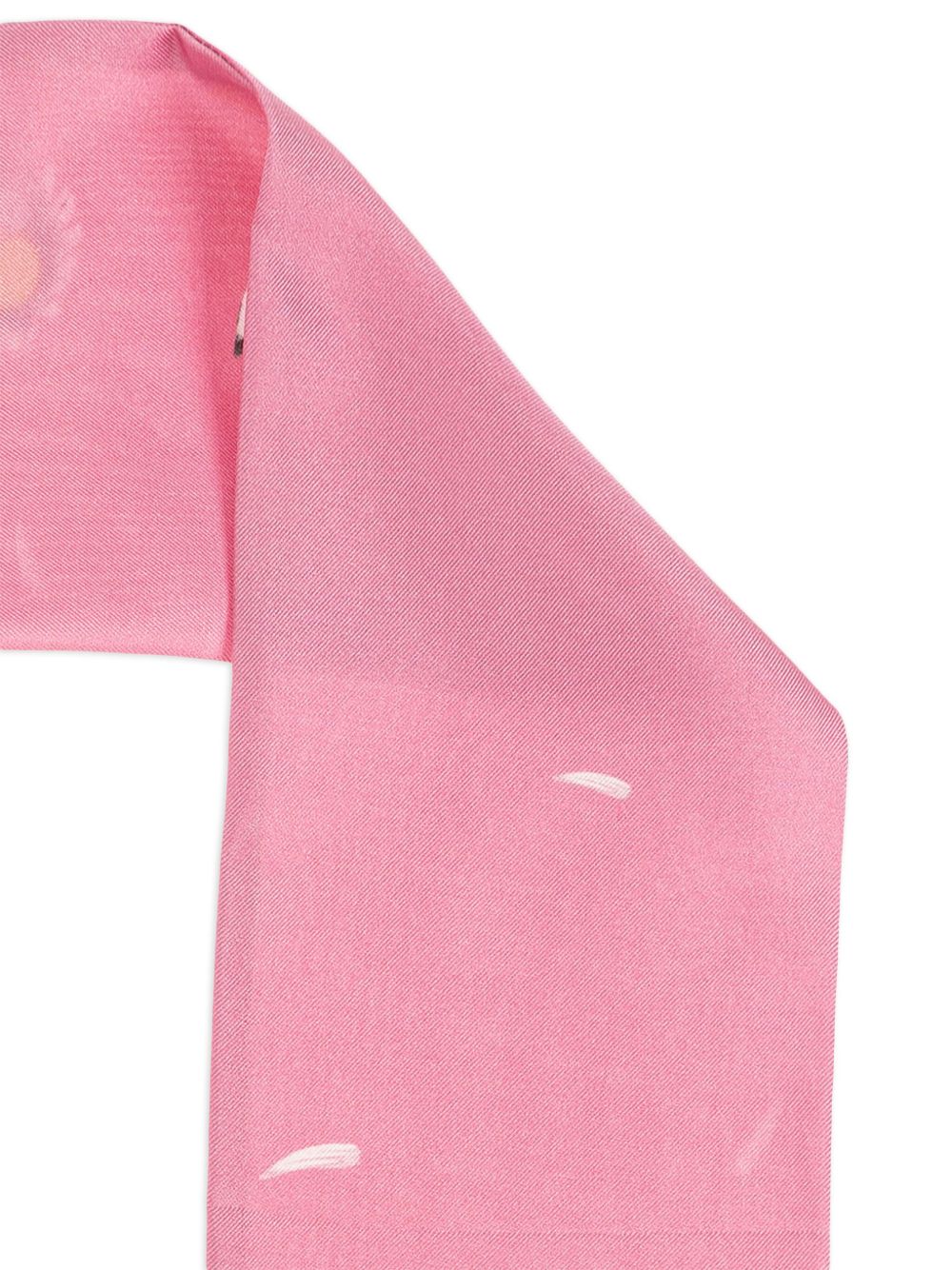 Moschino floral-print scarf - Roze