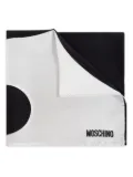 Moschino silk scarf - Black