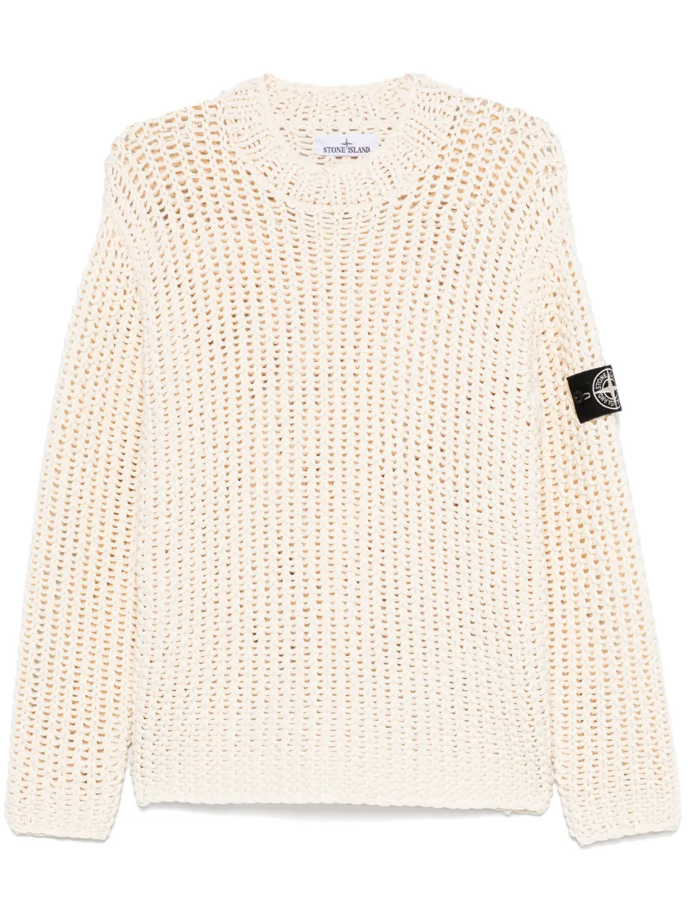 Stone Island open-knit sweater | Neutrals | Image 1
