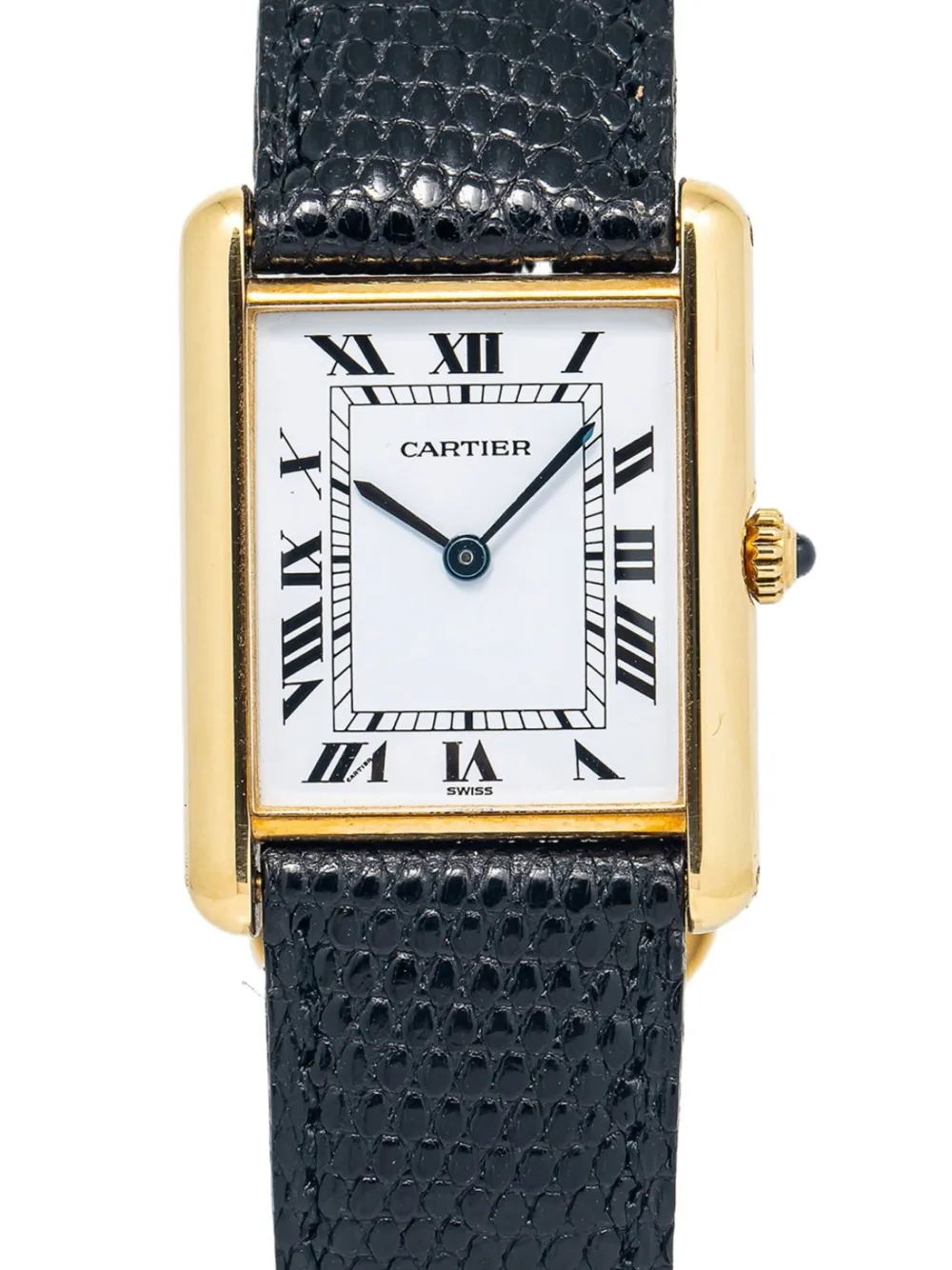 Pre-owned Cartier Tank Louis 23mm In White