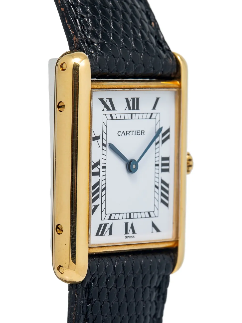 Pre-owned Cartier Tank Louis 23mm In White