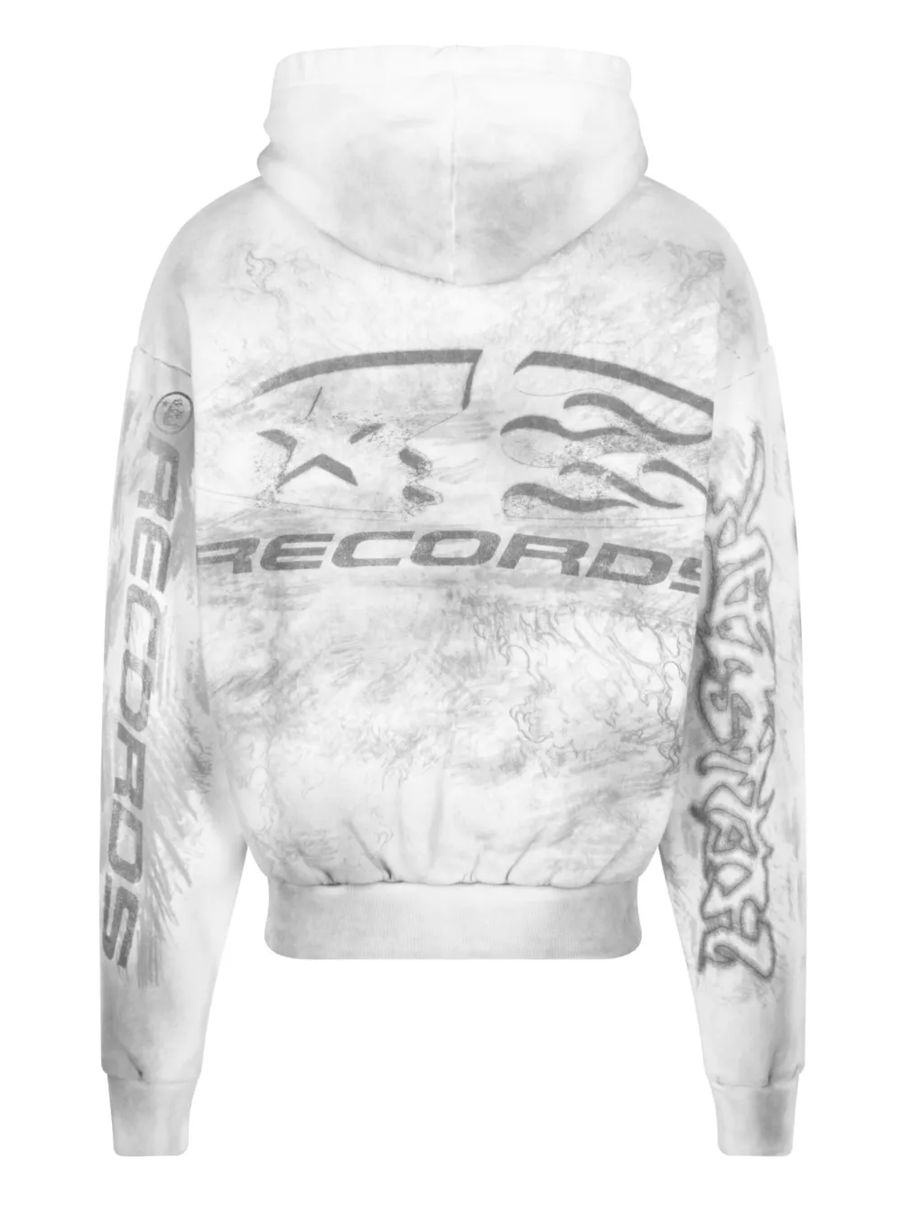 HELLSTAR Hstar Records "White" hoodie - Wit