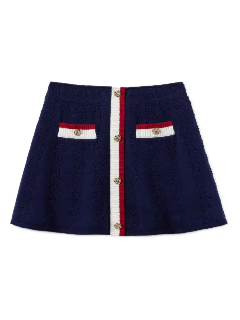 Self-Portrait Kids knit skirt 