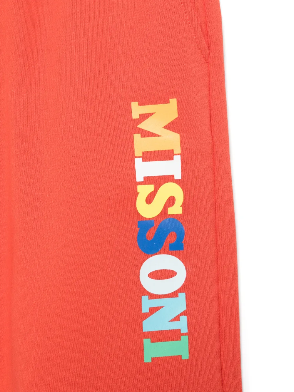 Missoni Kids Trainingsshorts met logoprint Rood