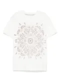 Eleventy Kids paisley-print T-shirt - White