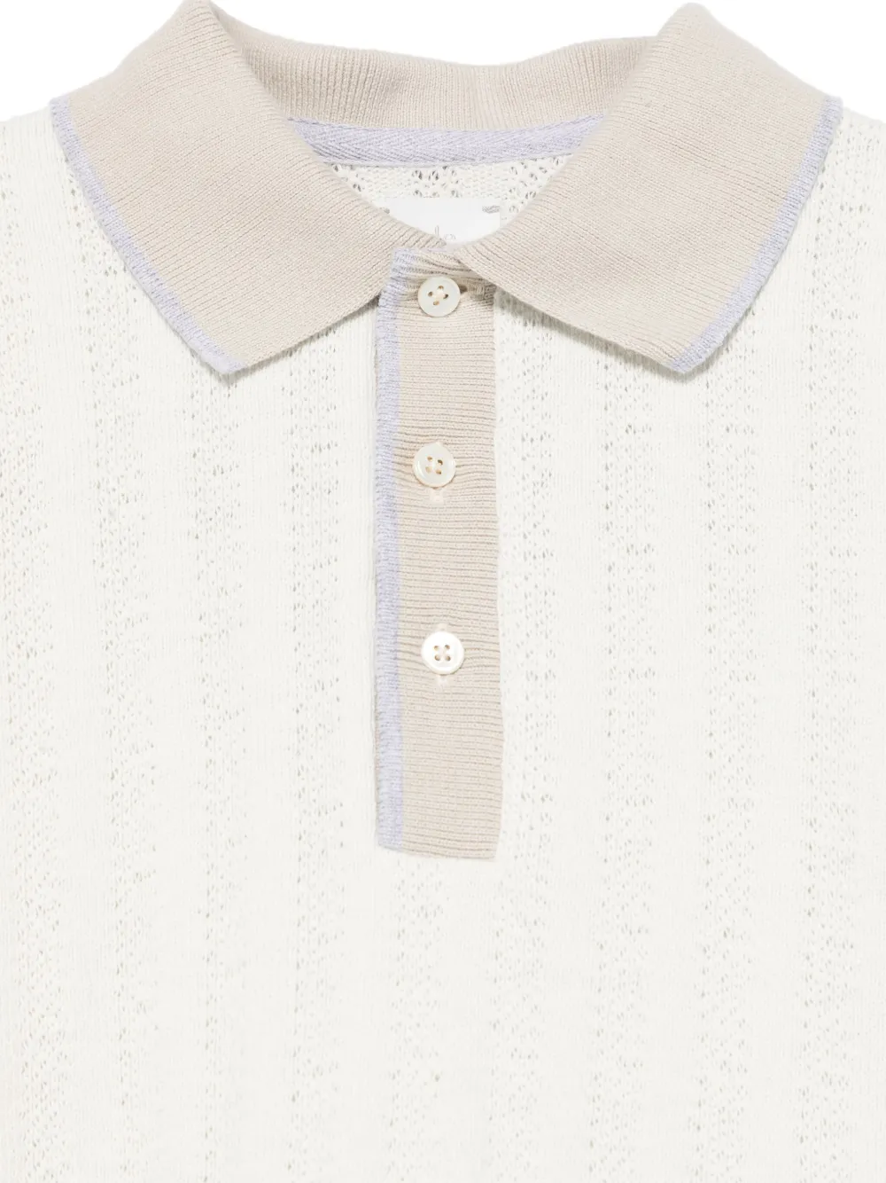 Eleventy Kids Gebreid poloshirt Grijs