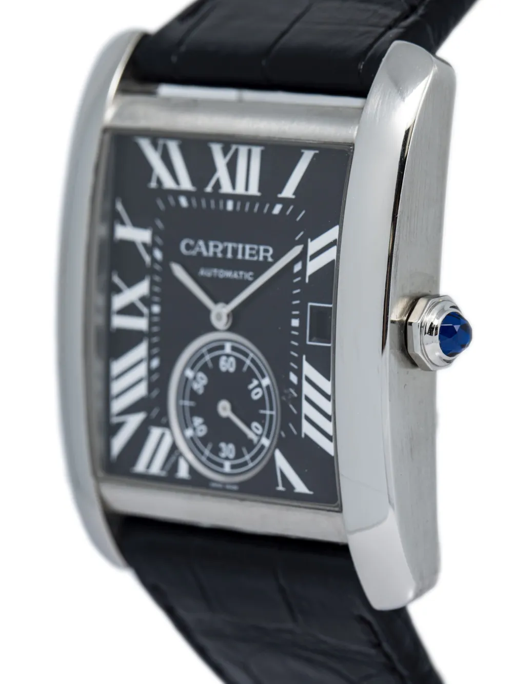 Cartier Pre-owned Tank MC 34 mm horloge - Zwart