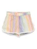 Missoni Kids checked-print shorts - Purple